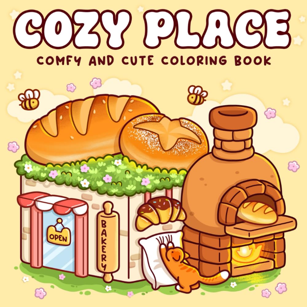 ler totalmente Cozy Place: Comfy and Cute Coloring Book for Adults and Teens Featuring Hygge Corners and Little Spaces for Relaxation and Stress Free