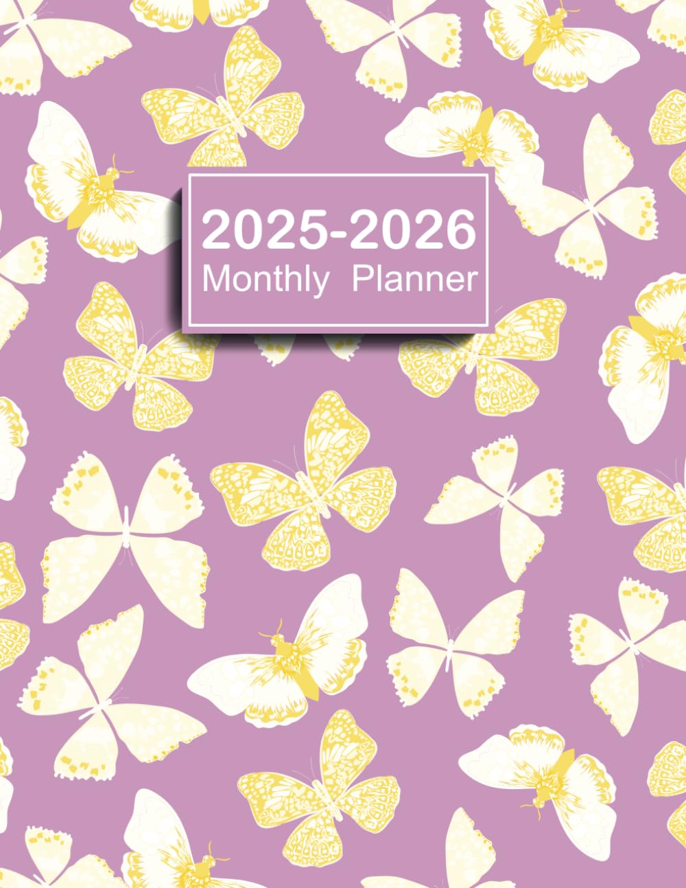 2025-2026 Monthly Planner: A4 Two Year monthly Organizer From January 2025 to December 2026, Butterfly Cover baixar livro de graça