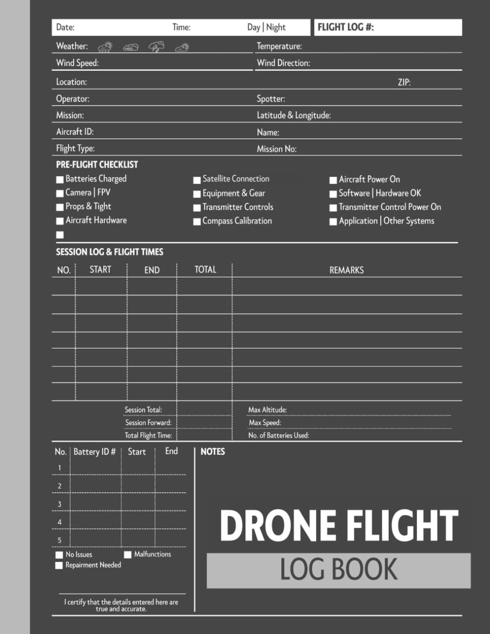 capítulo por capítulo baixar Drone Flight Log Book