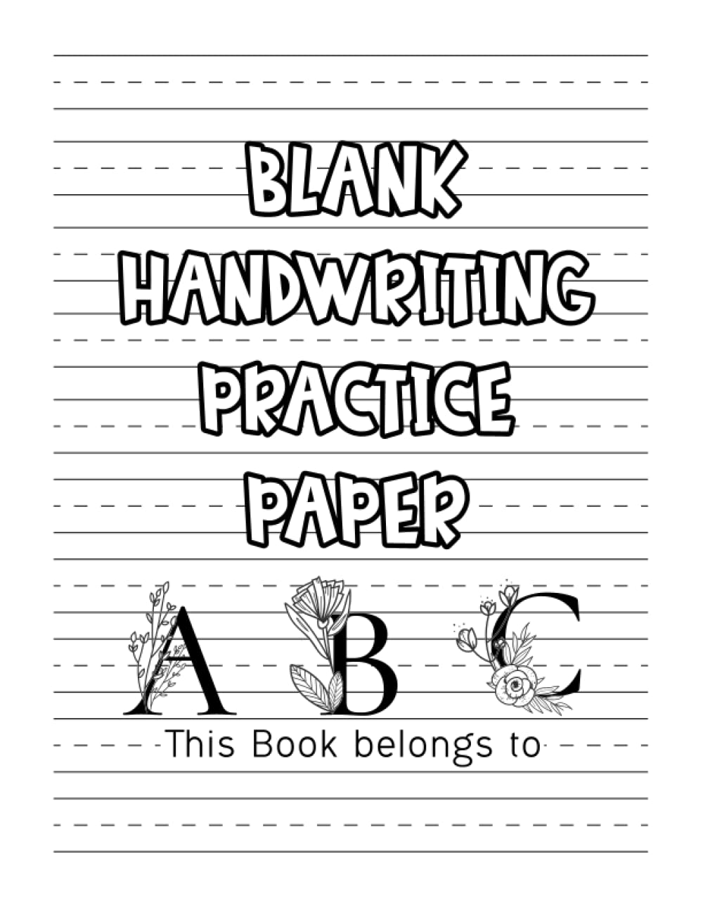 Blank Handwriting practice paper: 4th-grade blank workbook primary composition notebook baixar livro de graça