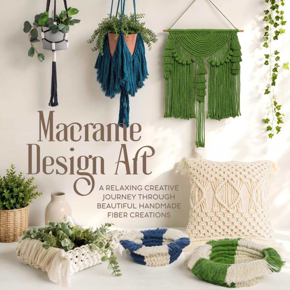 Macrame Design Art: A Relaxing Creative Journey Through Beautiful Handmade Fiber Creations. baixar o livro de graça