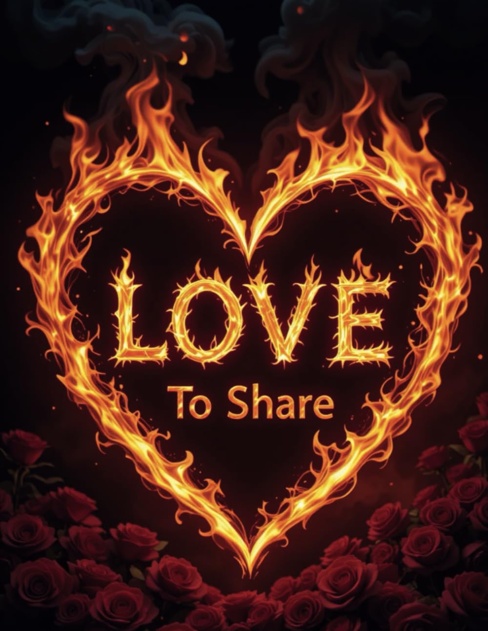 Love to Share: Roses Coloring Book for Adults and Teens to Express Their Emotions and Create Beautiful Memories and Heartfelt Connections baixar livro de graça