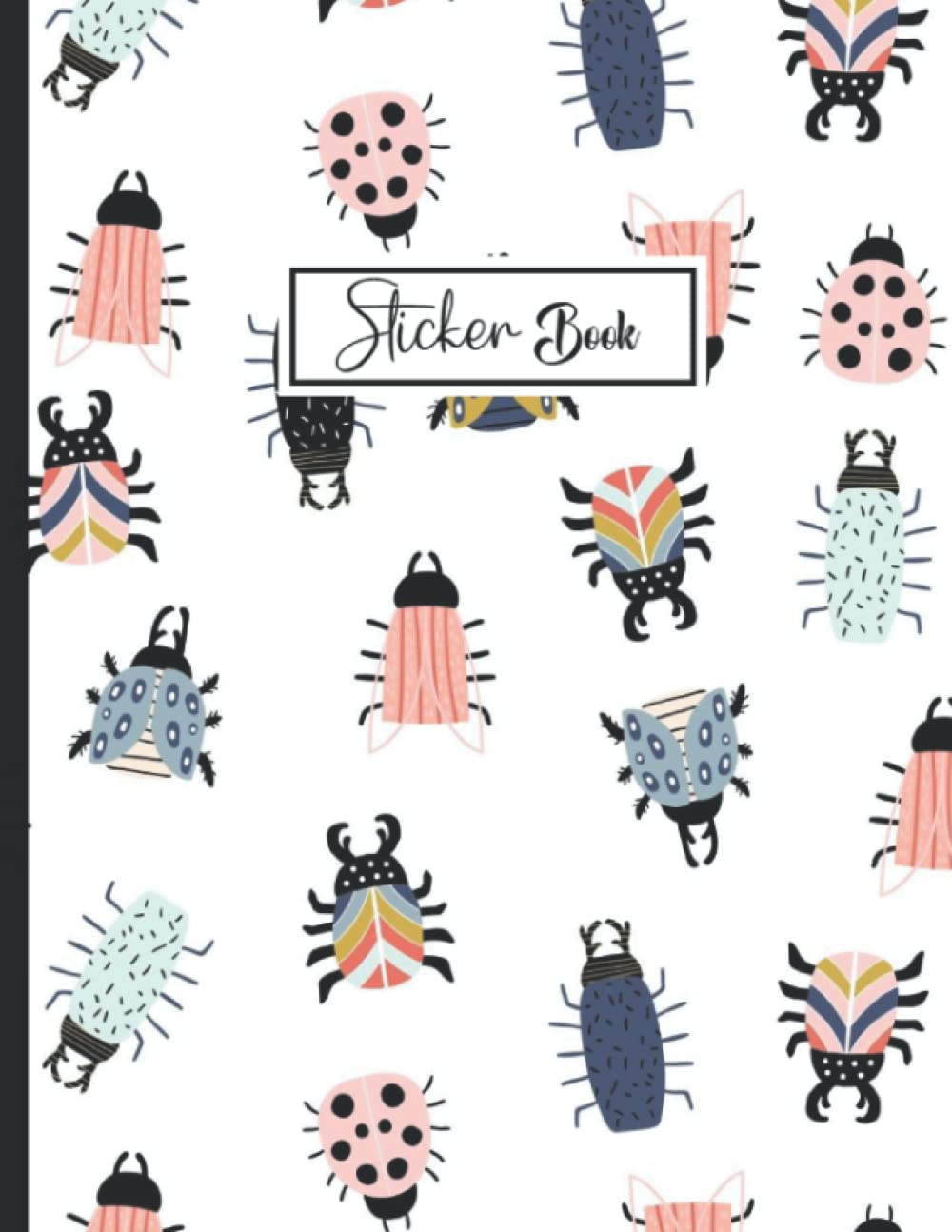 capítulo por capítulo baixar Sticker Book: Bugs Theme Sticker Book Collecting Album Blank Notebook.