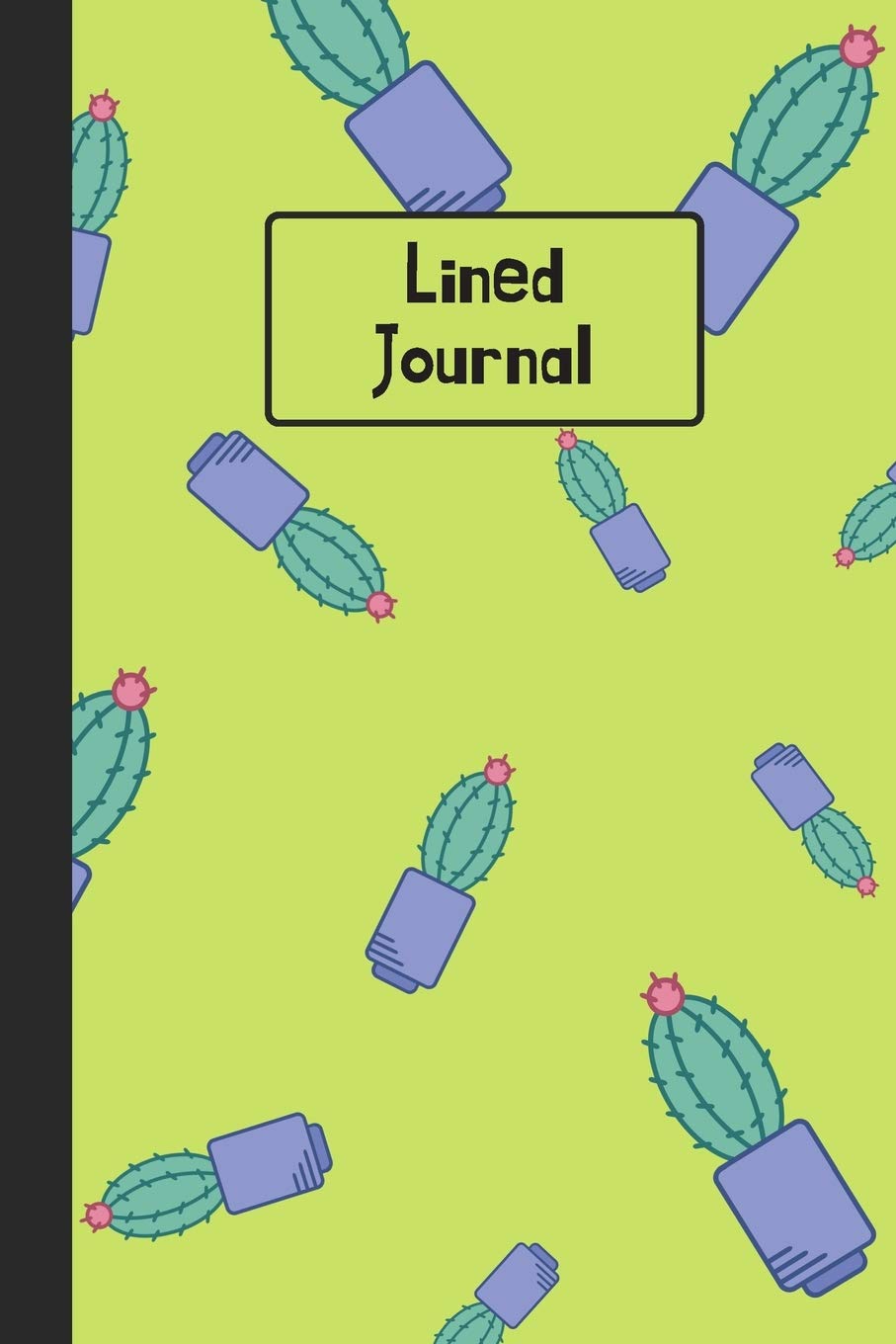 Lined Journal: Cacti Pattern: 120 Page Lined Paperback Notebook - 6"x9"(15.2 x 22.9 cm) baixar livro de graça