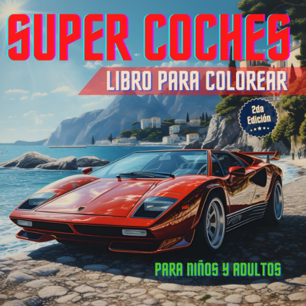 Carros deportivos y coches exóticos libro para colorear grande: páginas relajantes súper detallada colección de autos de lujo y diseños de fondos... adolescentes, adultos (Spanish Edition) baixar o livro de graça
