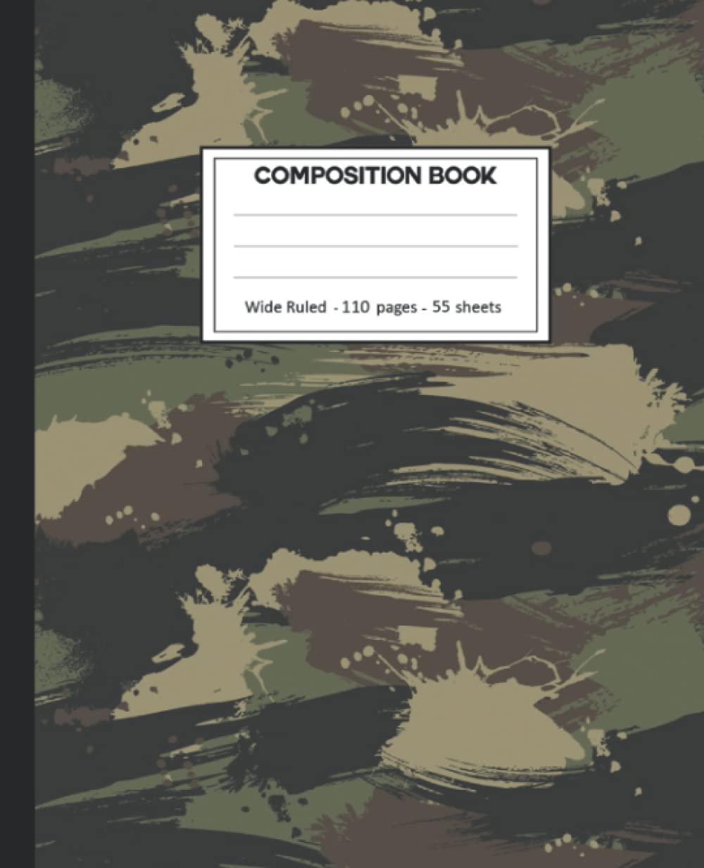 capítulo por capítulo baixar Composition Notebook: College Ruled: 110+ Lined Pages Writing Journal: Military on White.
