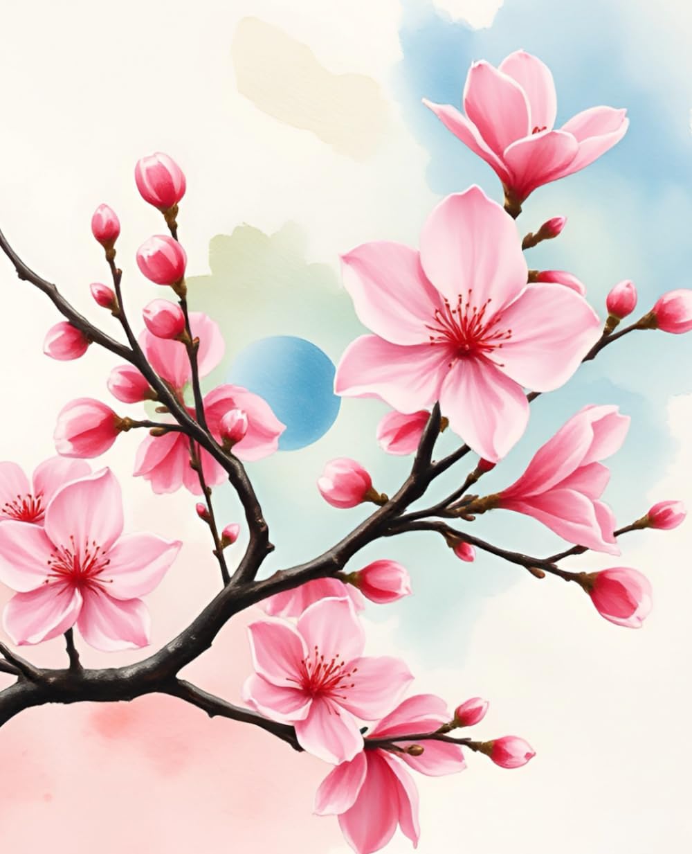 Cherry Blossom Undated Weekly Planner: Watercolor Art | Cherry Blossom | Journal or Notebook for School, College, Work or Play | Monthly Reflection Pages baixar o livro de graça