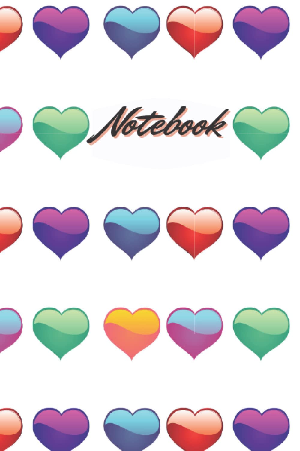 Notebook: Love Heart Pattern Notebook - Lined Notebook - Notebook For Friends, Families, Students, Girlfriend, Boyfriend and Partner baixar livro de graça