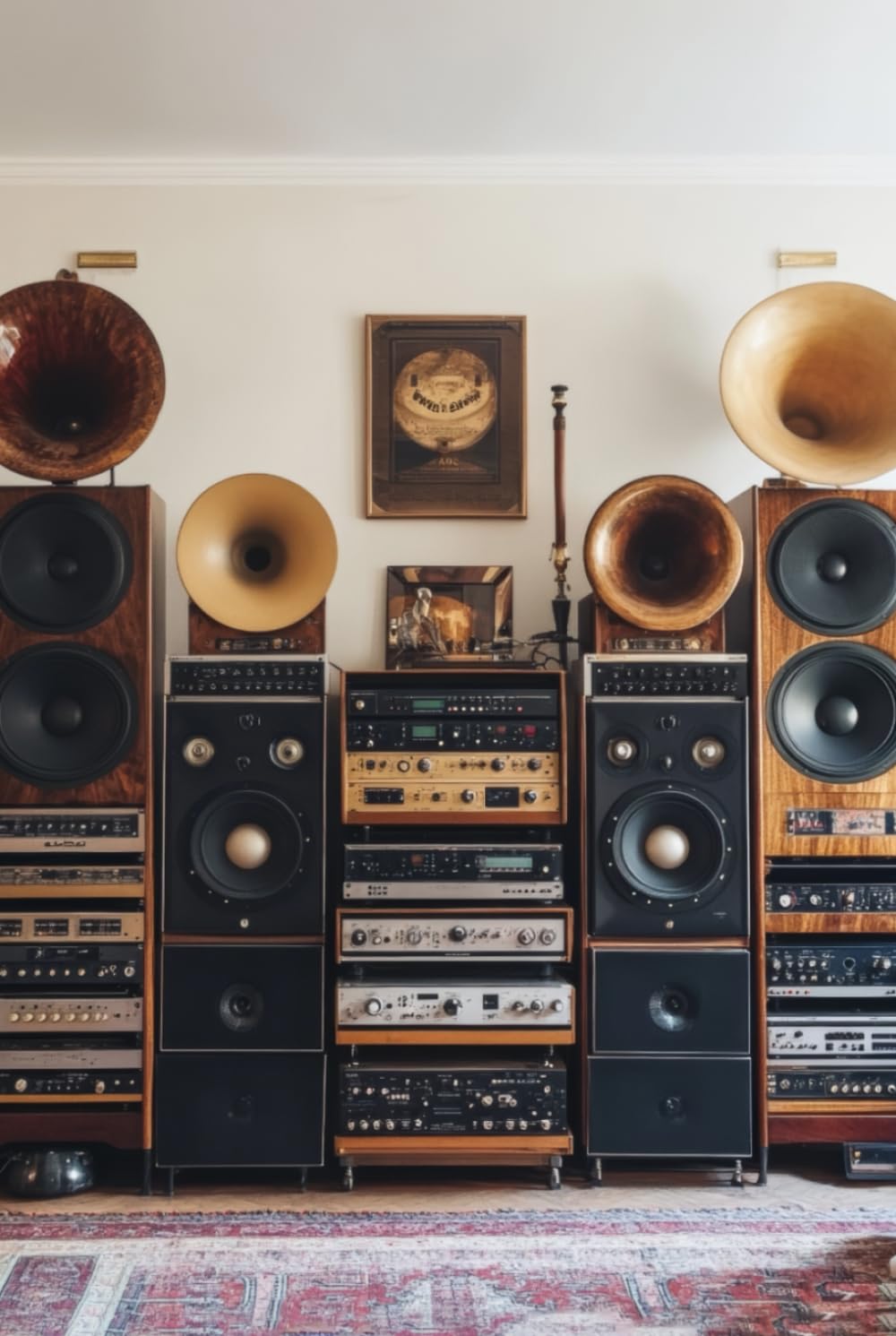 Vintage Sound Journal: 6 x 9 - 200 Pages: Retro Hi-Fi Stereo Cover baixar livro de graça