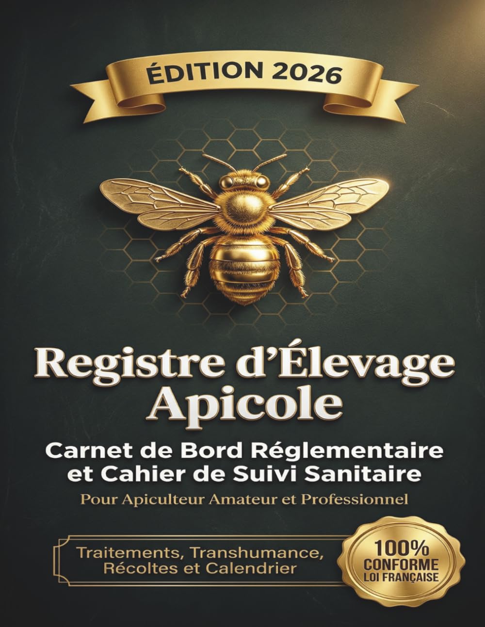 ler totalmente Registre d’Élevage Apicole: Carnet de Bord Réglementaire et Cahier de Suivi Sanitaire Obligatoire | Pour Apiculteur Amateur et Pro | Suivi des Ruches, Traitements, Transhumance, Récoltes de Miel et