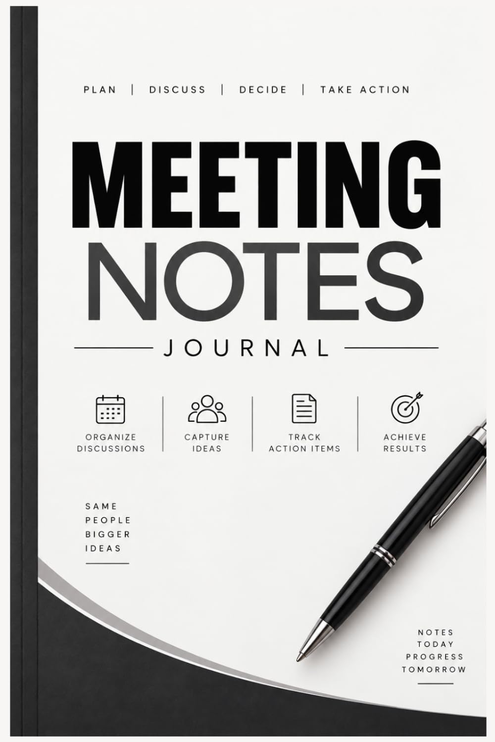 capítulo por capítulo baixar Meeting Notes Journal: Meeting Planner & Organizer for Notes, Action Items, Decisions and Follow-Ups