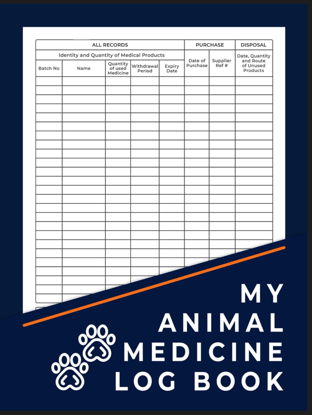 ler totalmente My Animal Medicine Log Book: Keep Record of All Farm Animal Medicines and Treatments Used