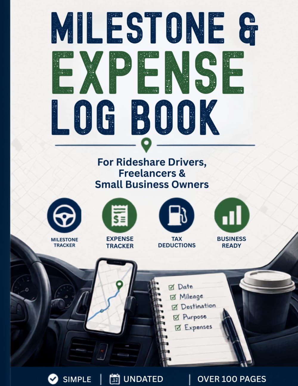 capítulo por capítulo baixar Mileage & Expense Log Book: For Rideshare Drivers, Freelancers & Small Business Owners