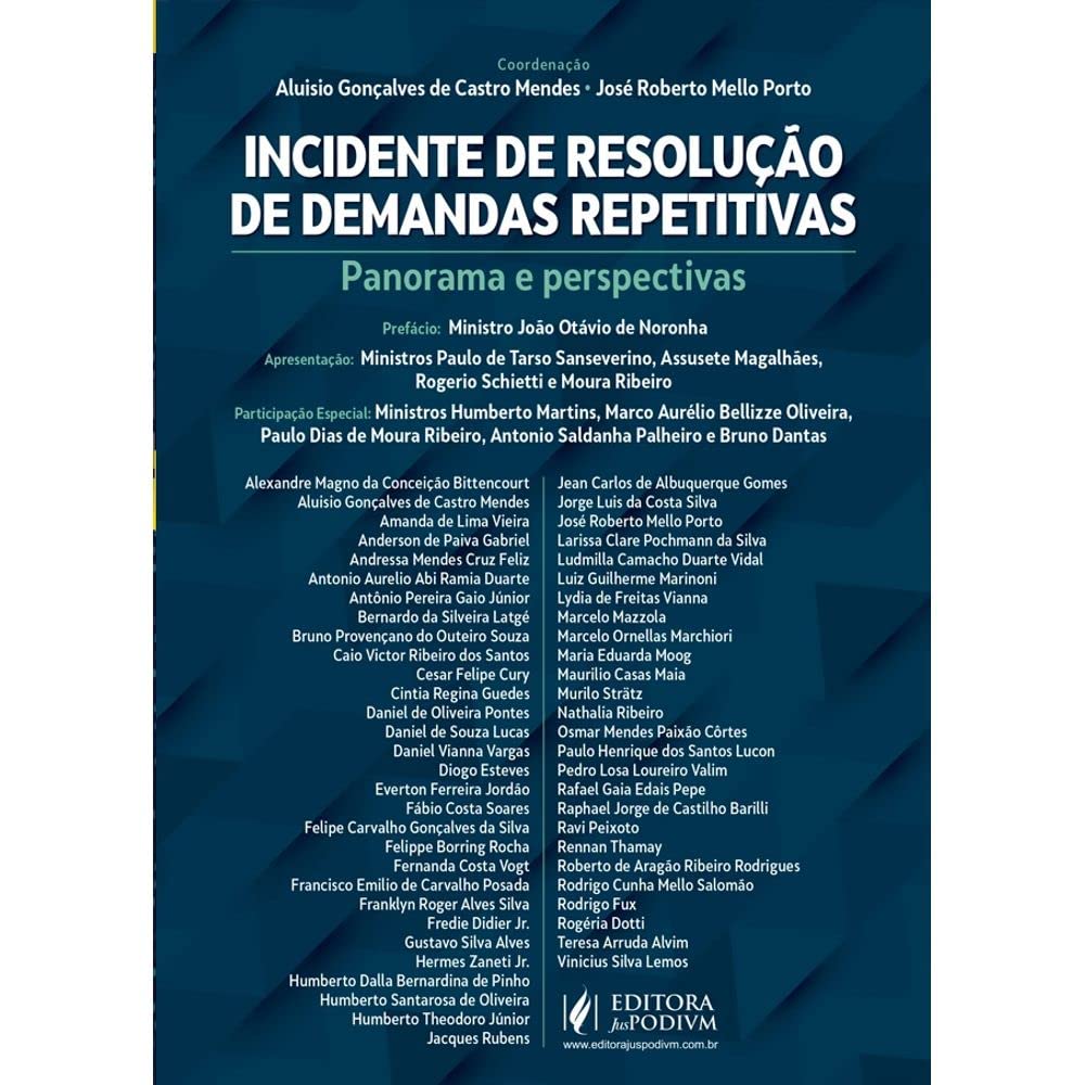 ler totalmente Incidente de R. De Demandas Repetitivas - 01Edição 20