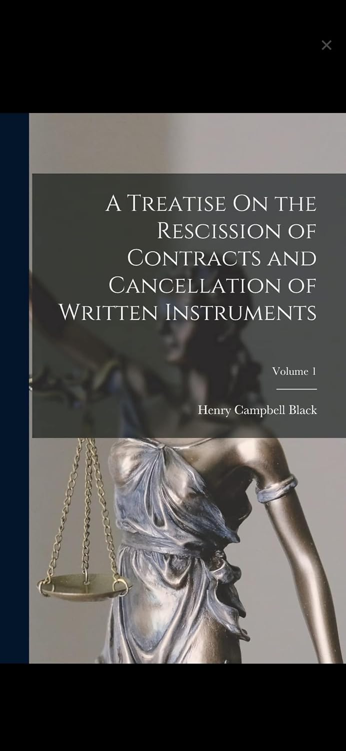 A Treatise On The Rescission of Contracts and Cancellation of Written Instruments (English Edition) baixar livro de graça