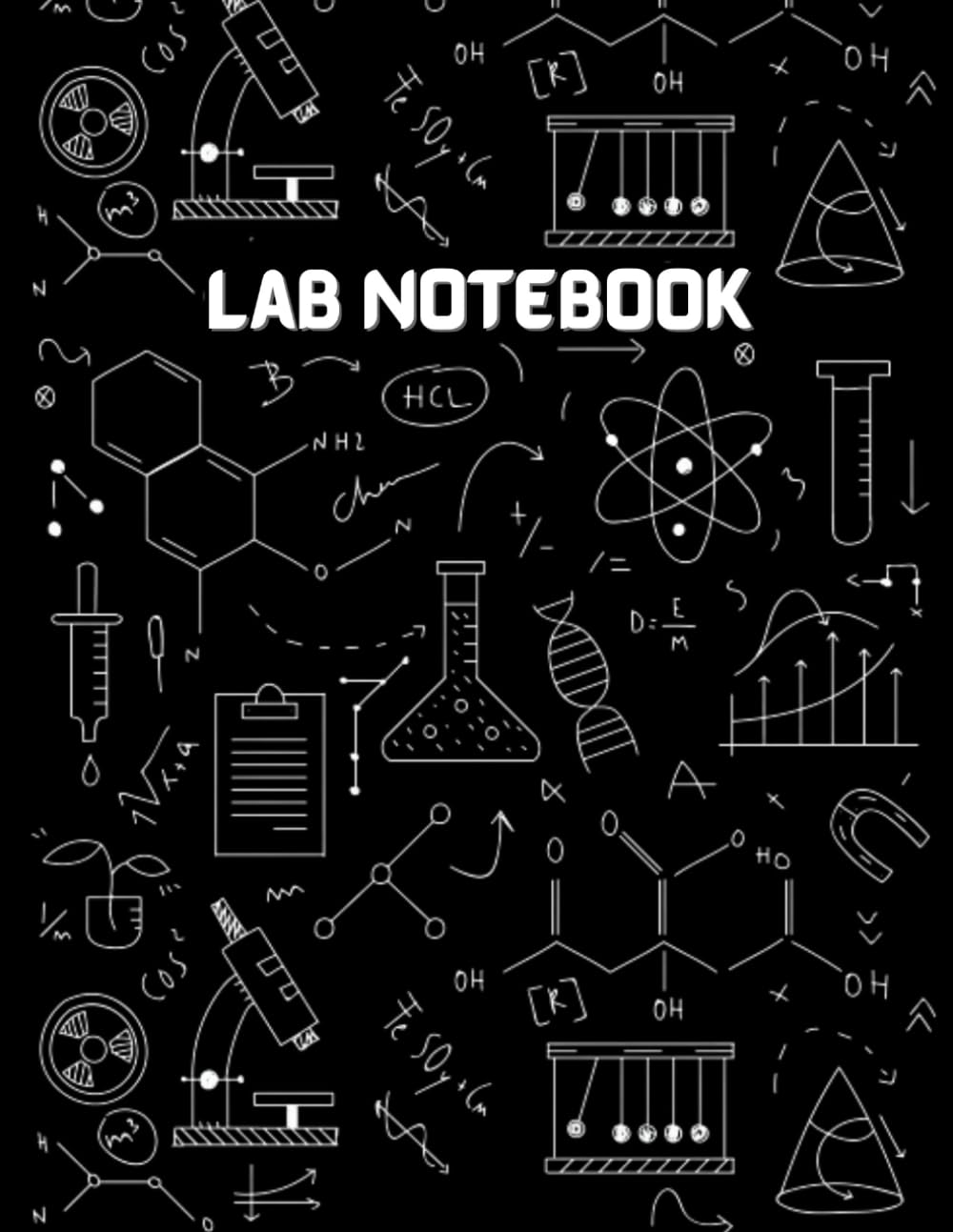 ler totalmente Lab Notebook: Laboratory Notebook for Graduate Science Student Researchers and School, With Graph Paper and Table of Contents, 8.5 x 11 inches, 125 pages.