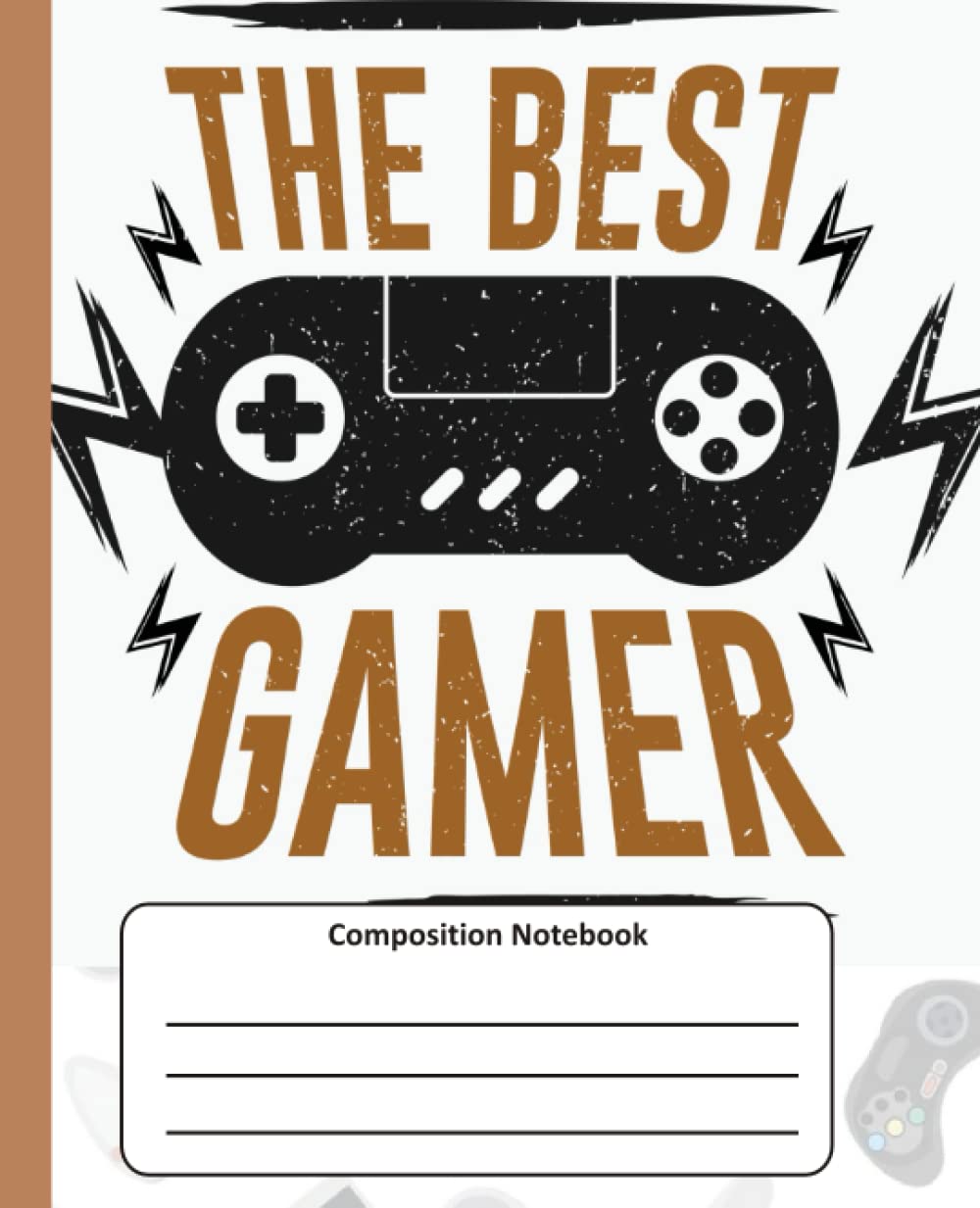 ler totalmente Kids Video Game Composition Wide Ruled Notebook: Gaming Gamers Lined Journal for Teens & Kids, 7.5x9.25 Inches (110 Lined Pages)