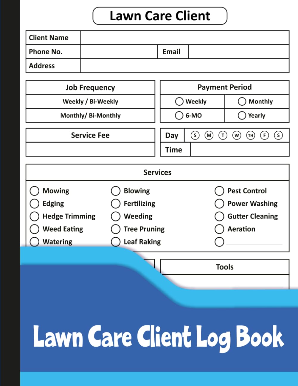 Lawn Care Client Log Book: Landscaping Service Record to Track Clients, Job Frequency & Payments. baixar o livro de graça