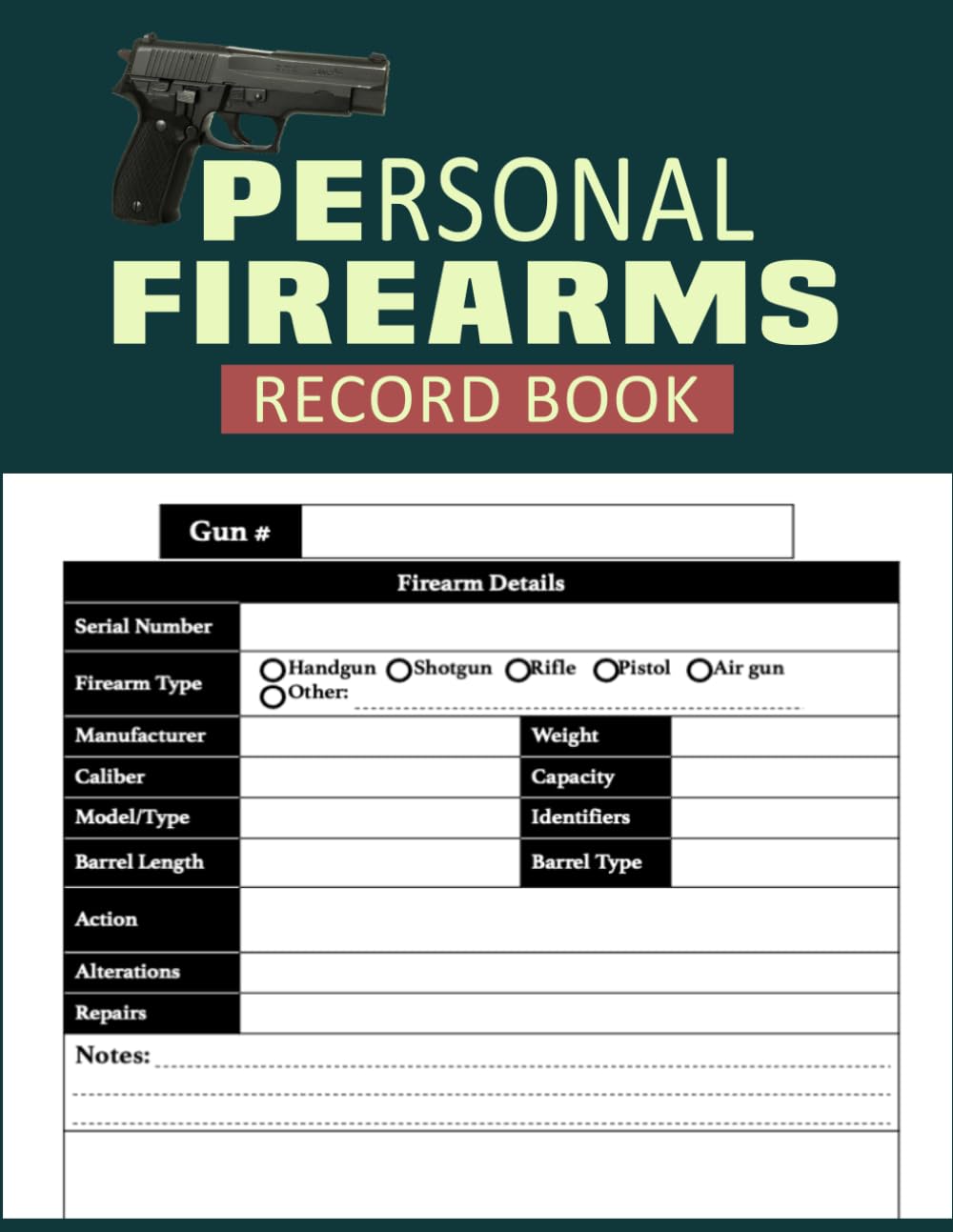 capítulo por capítulo baixar Personal Firearms Record Book: Firearms Inventory Personal Log Book for Gun Owners and Collectors to Record Acquisitions, Dispositions, Repairs, Alterations, and Personal Gun Collection Information.