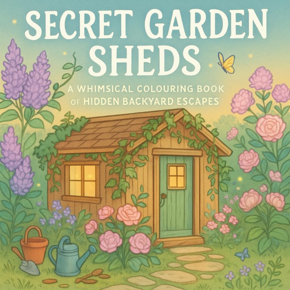 Secret Garden Sheds: A Whimsical Garden Shed Colouring Book for Adults Seeking Peace, Nature & Creative Calm baixar livro de graça