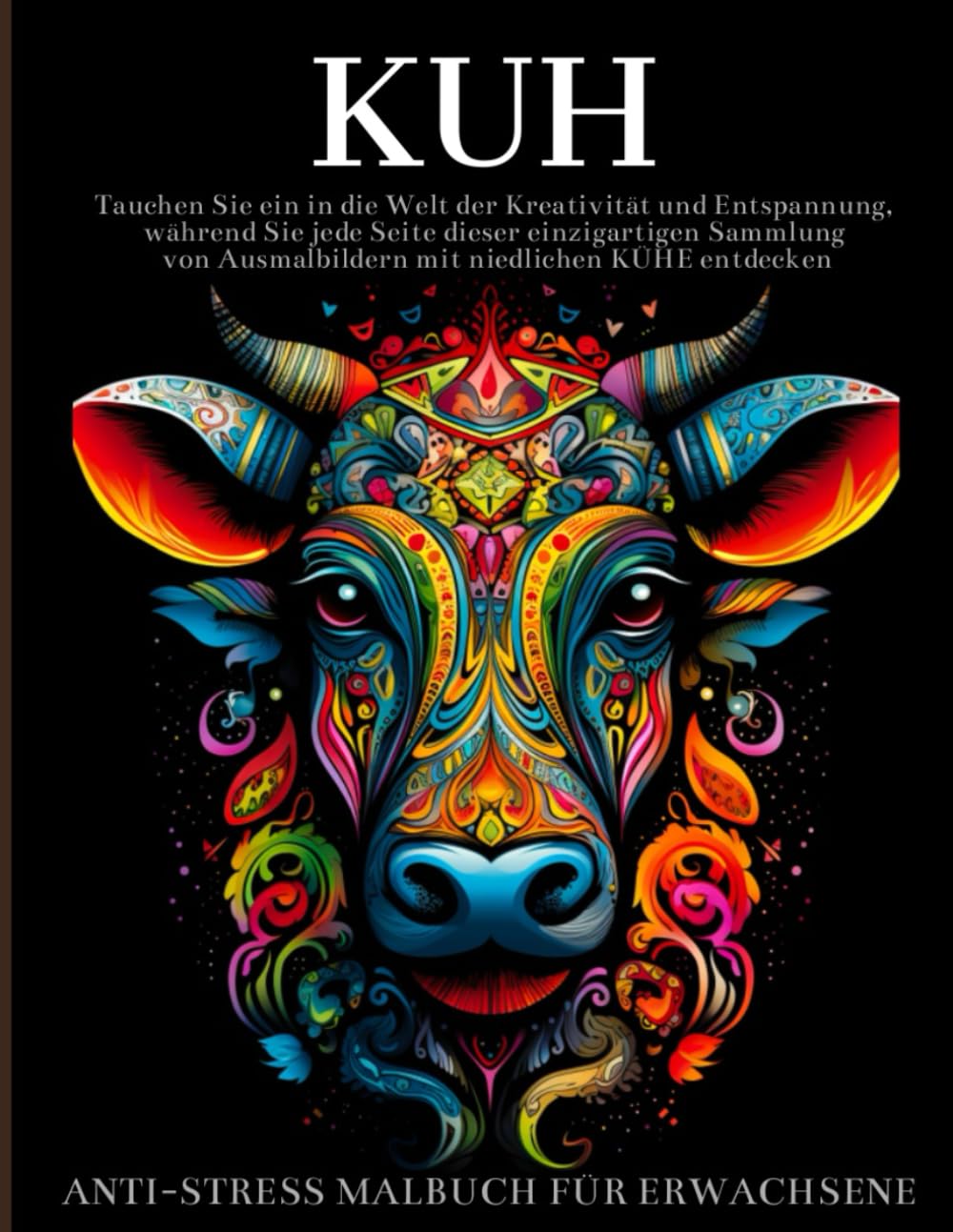 ler totalmente Kuh Malbuch Für Erwachsene: Kuh Mandalas mit Blumen Designs,Geschenke für Tierliebhaber (German Edition)