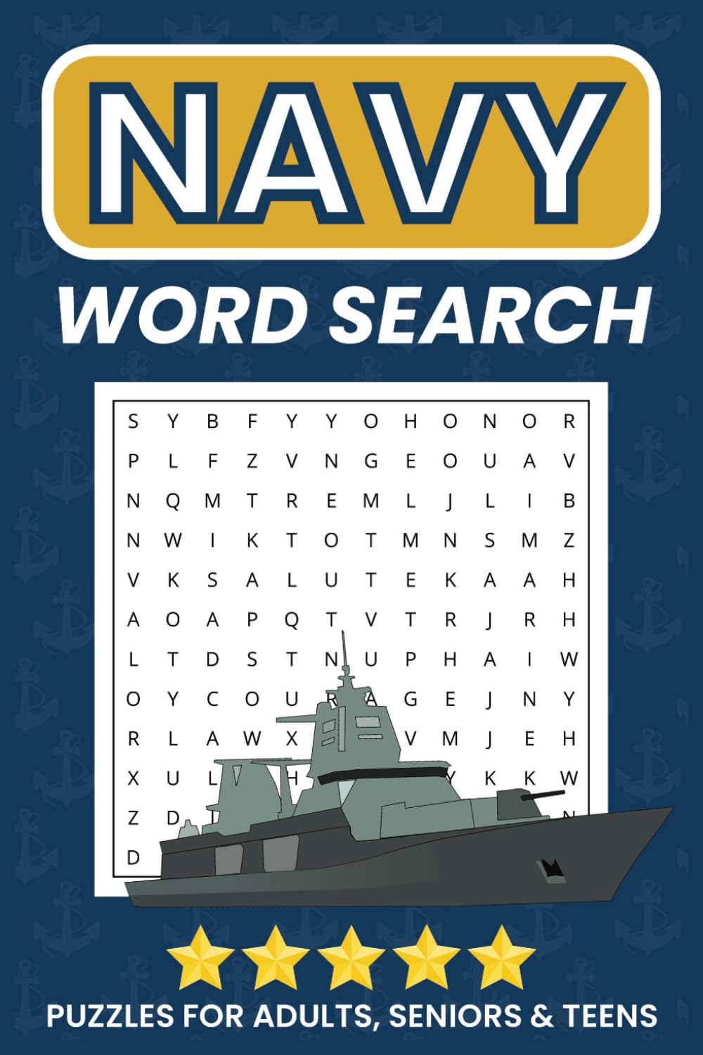 Navy Word Search Puzzle Book: Word Searches with Easy to Read Print about Navy, Marines, US Soldier and More | 6x9 inches, 110 pages | 50+ Military Themed Puzzles for All Ages baixar o livro de graça