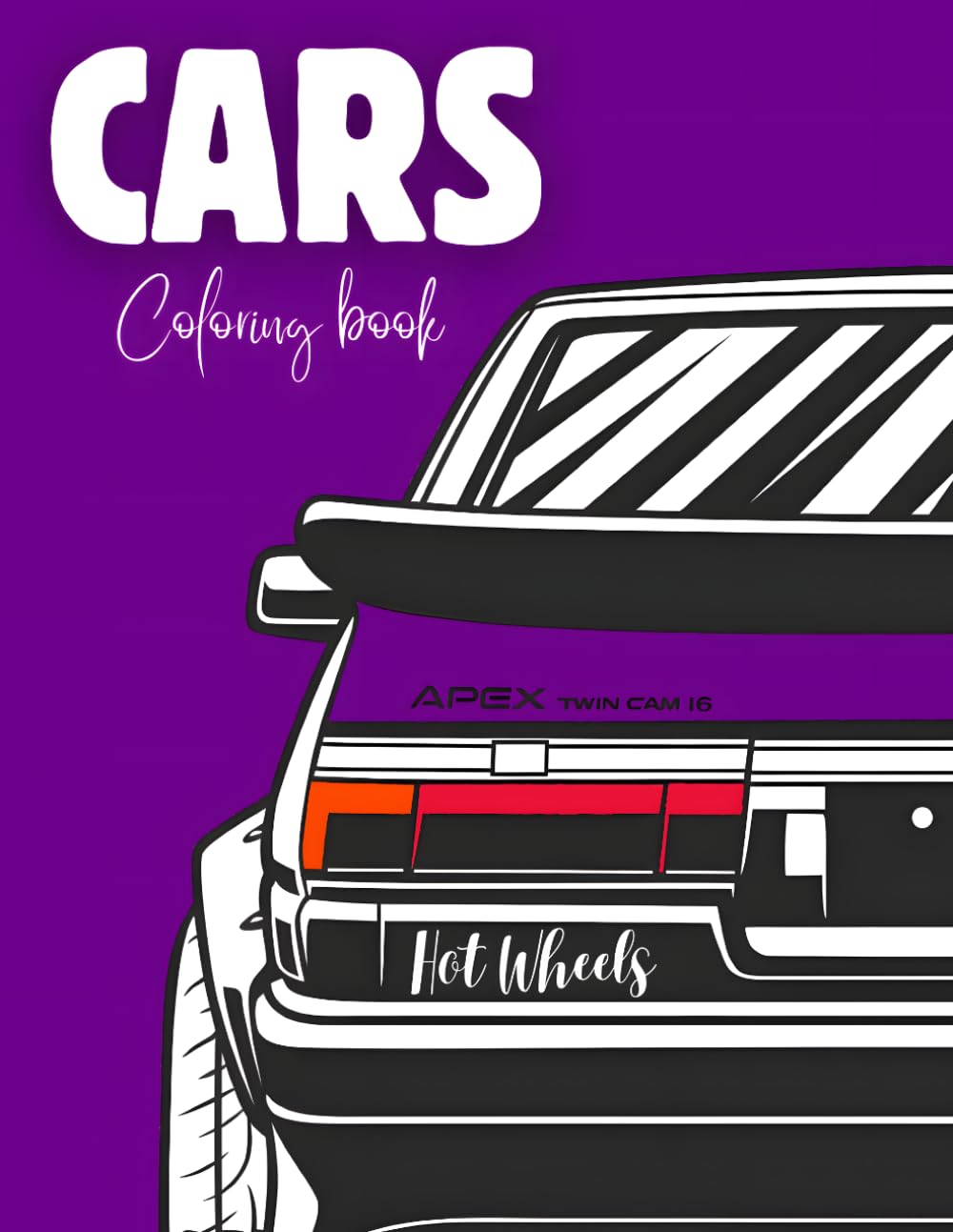 capítulo por capítulo baixar Cars Coloring Book: An immersive automotive coloring book featuring bold 3D words and high-octane cars for kids and Adults