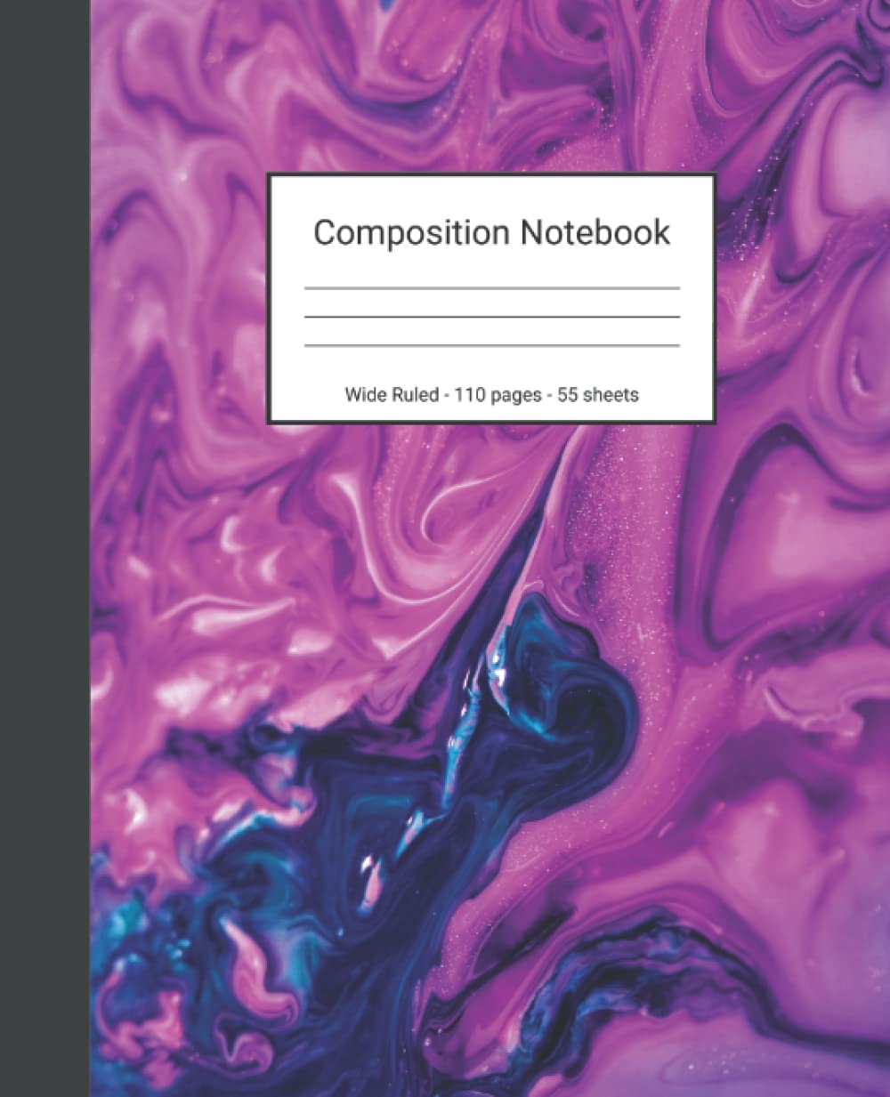 capítulo por capítulo baixar Composition Notebook: Wide Ruled Paper Notebook Journal - Purple And Blue Liquid Marble - Blank Wide Lined Workbook