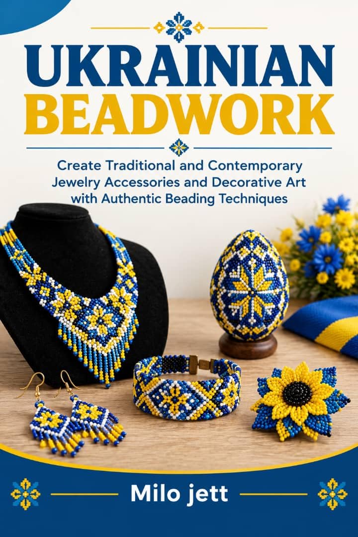 UKRAINIAN BEADWORK: Create Traditional and Contemporary Jewelry Accessories and Decorative Art with Authentic Beading Techniques (English Edition) baixar livro de graça