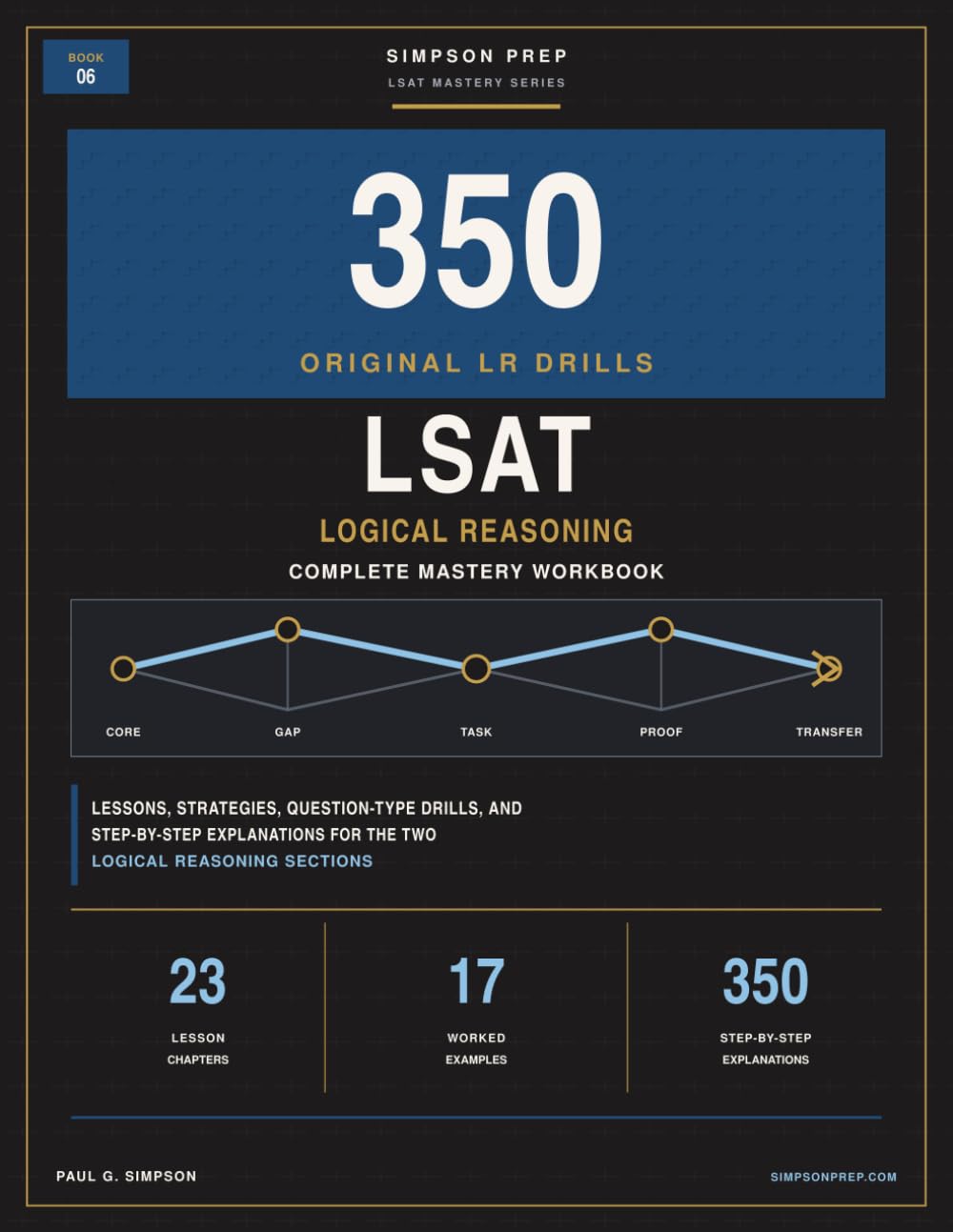 LSAT Logical Reasoning Complete Mastery Workbook: Lessons, Strategies, Question-Type Drills, and Step-by-Step Explanations for the Two Logical ... Full-Length Tests for Law School Admission)