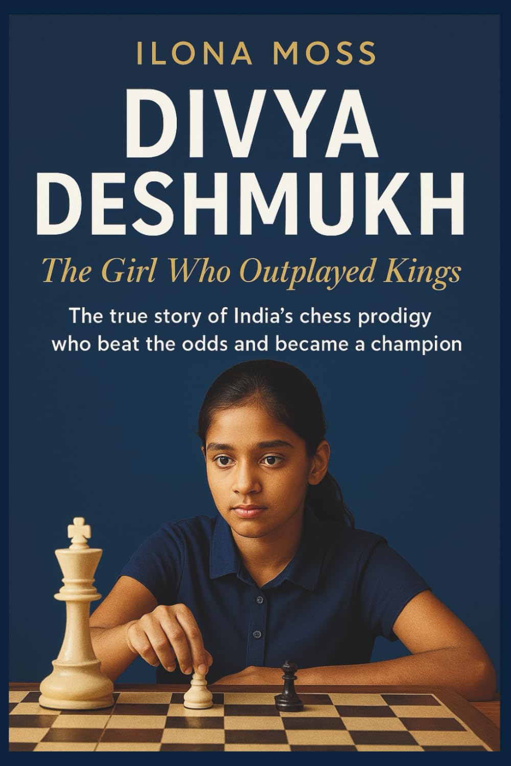 ler totalmente DIVYA DESHMUKH: The Girl Who Outplayed Kings: The true story of India’s chess prodigy who beat the odds and became a champion.