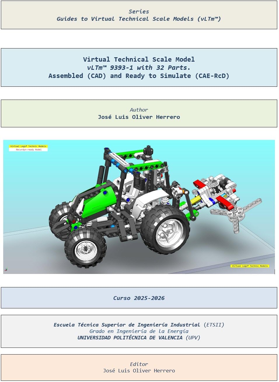 ler totalmente Virtual Technical Scale Model vLTm™ 9393-1 with 32 Parts. Assembled (CAD) and Ready to Simulate (CAE-RcD) (Guides to Virtual Technical Scale Models (vLTm™) Book 1001) (English Edition)