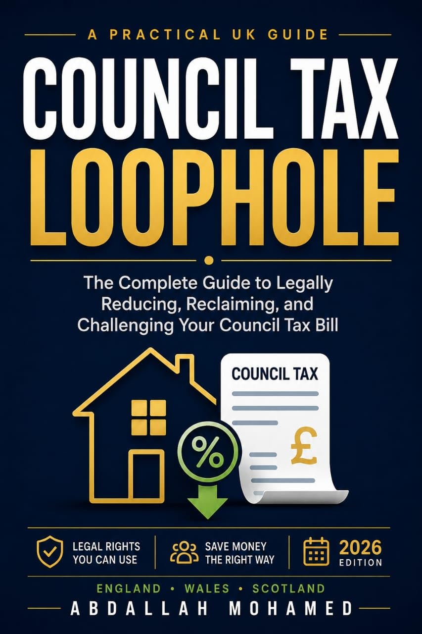 ler totalmente Council Tax Loophole: The Hidden Ways to Legally Reduce, Reclaim, and Challenge Your Council Tax Bill — England, Wales & Scotland (2026 Edition ) (English Edition)