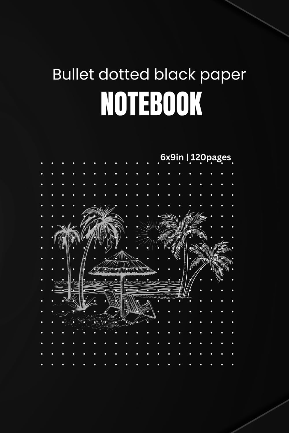 capítulo por capítulo baixar Relaxation at the Beach: Bullet Dotted Grid Black Paper Notebook for Gel Pens and White Ink