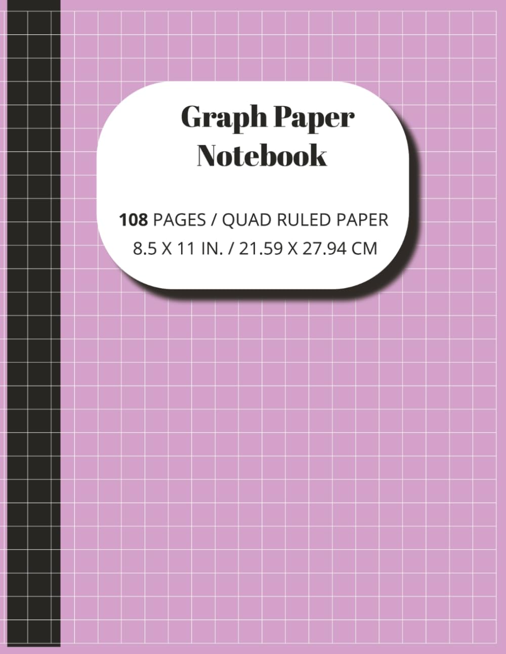Graph Paper Notebook: Grid Paper Notebook, Quad Ruled, 108 Sheets (Large, 8.5 x 11 In.) (Graph Paper Notebooks) baixar livro de graça