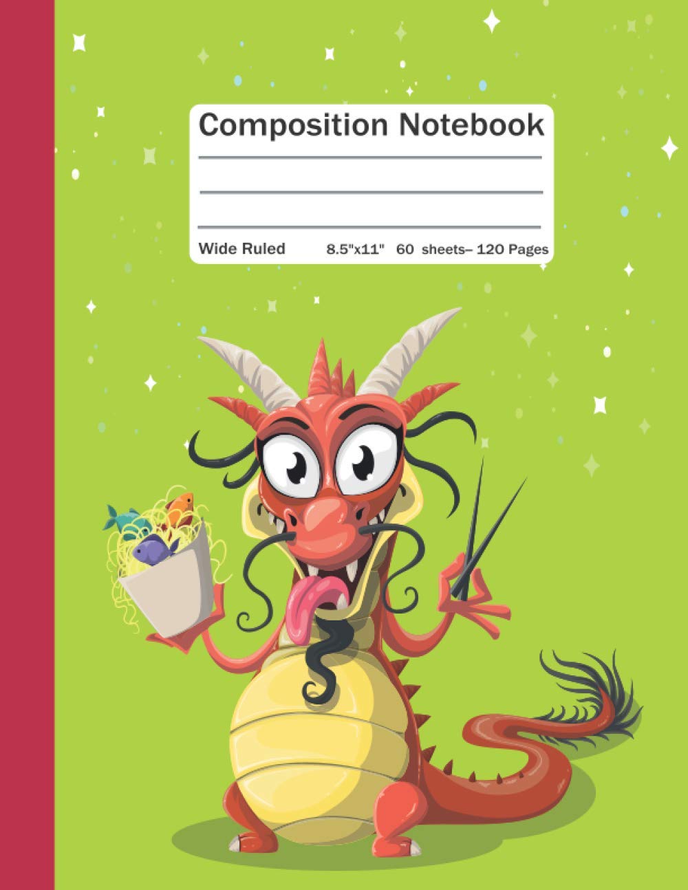 ler totalmente Composition Notebook: Wide Ruled Lined Paper Notebook Journal, Cute Dragon Workbook for Boys Girls Kids Teens Students for Back to School and Home College Writing Notes.