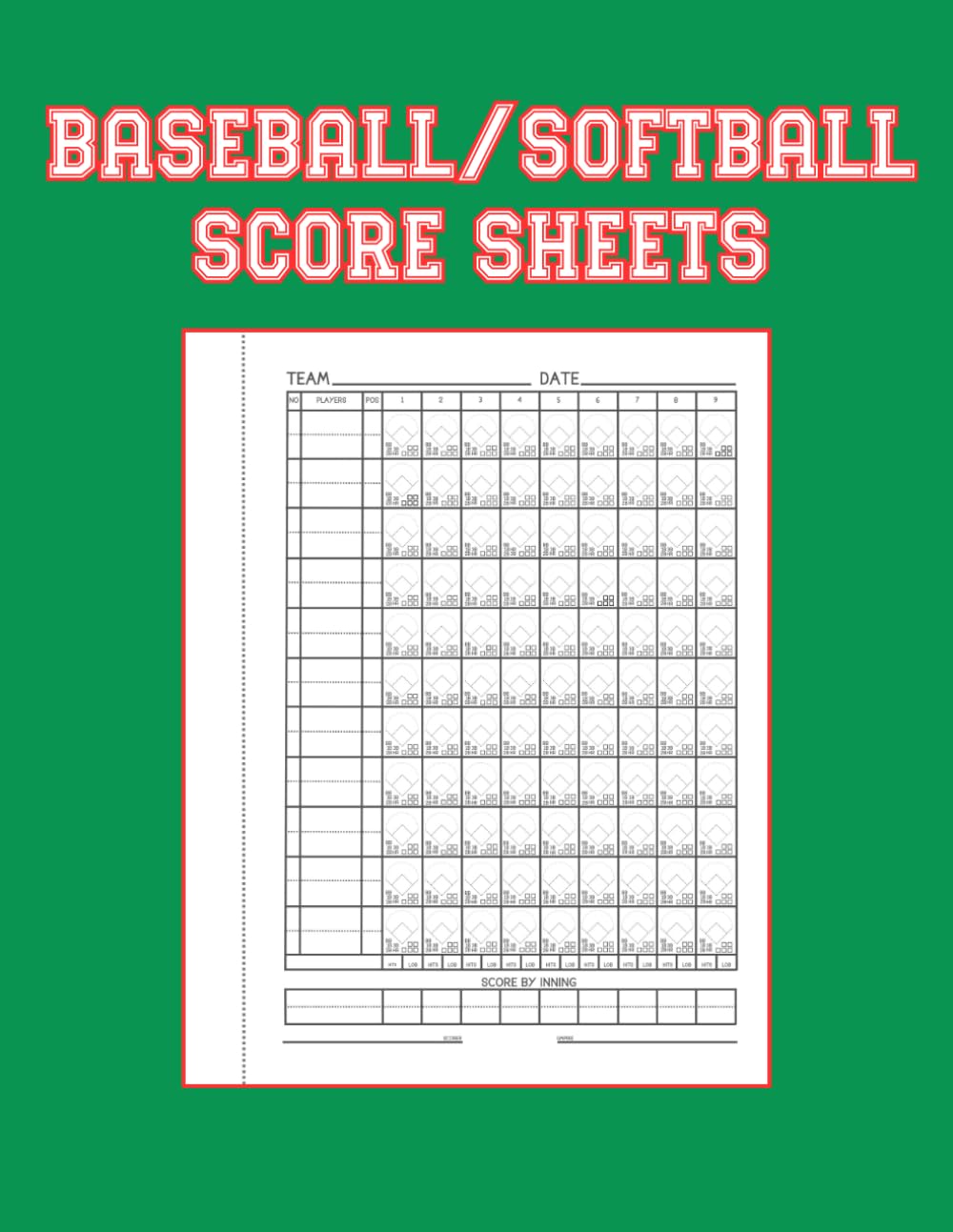 Baseball/Softball Score Sheets: Records and Statistics Aid for Coaches baixar o livro de graça