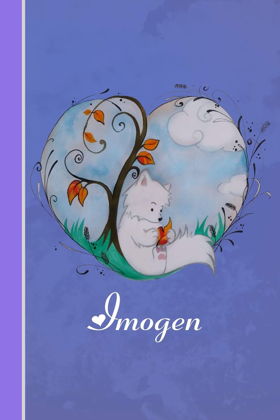 capítulo por capítulo baixar Imogen: Cahier Personnalisé - Fox Avec Coeur - Couverture Souple - 120 Pages - Vide - Notebook - Journal Intime - Scrapbook - Idée Cadeau