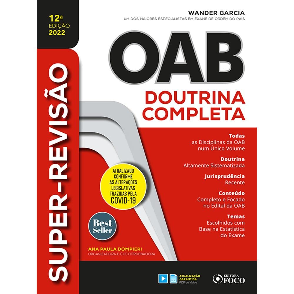 SUPER-REVISÃO OAB - DOUTRINA COMPLETA - 12ª ED - 2022 baixar o livro de graça