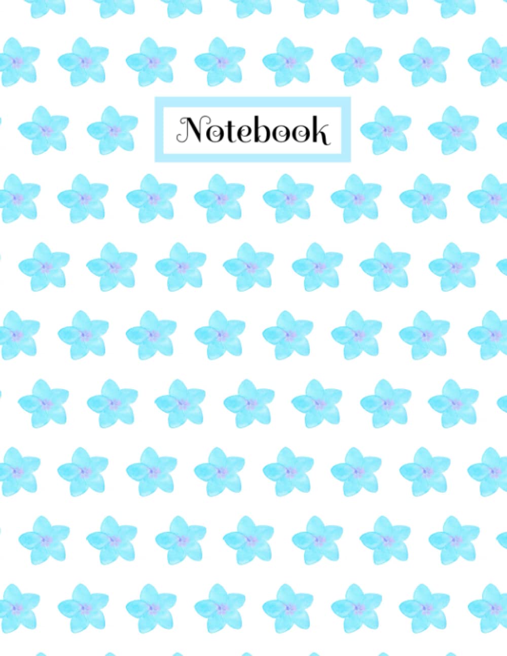 Notebook: Cyan Floral Notebook baixar o livro de graça