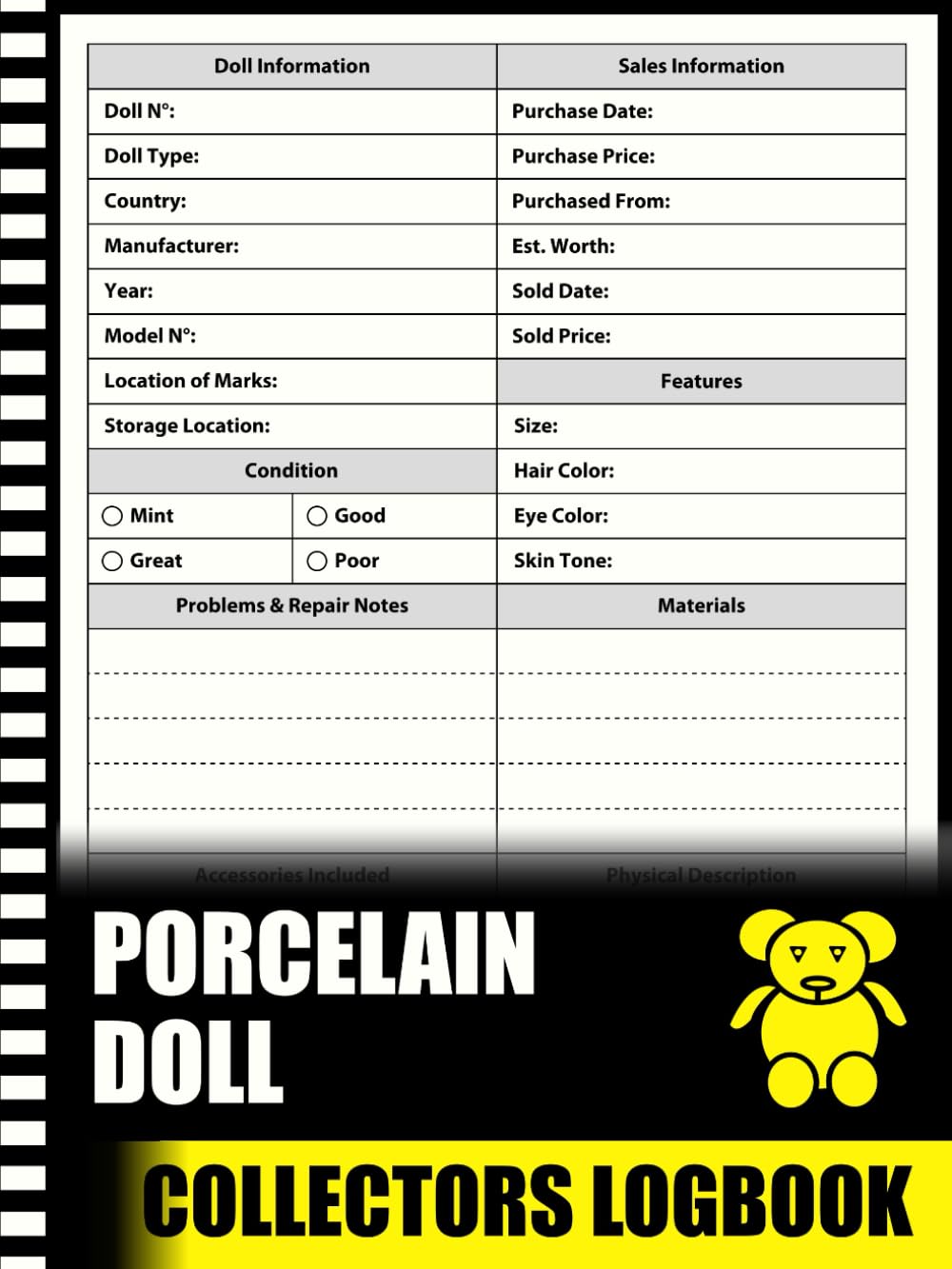 capítulo por capítulo baixar Porcelain Doll Collectors Logbook: Inventory Book Ideal for Doll Collectors.