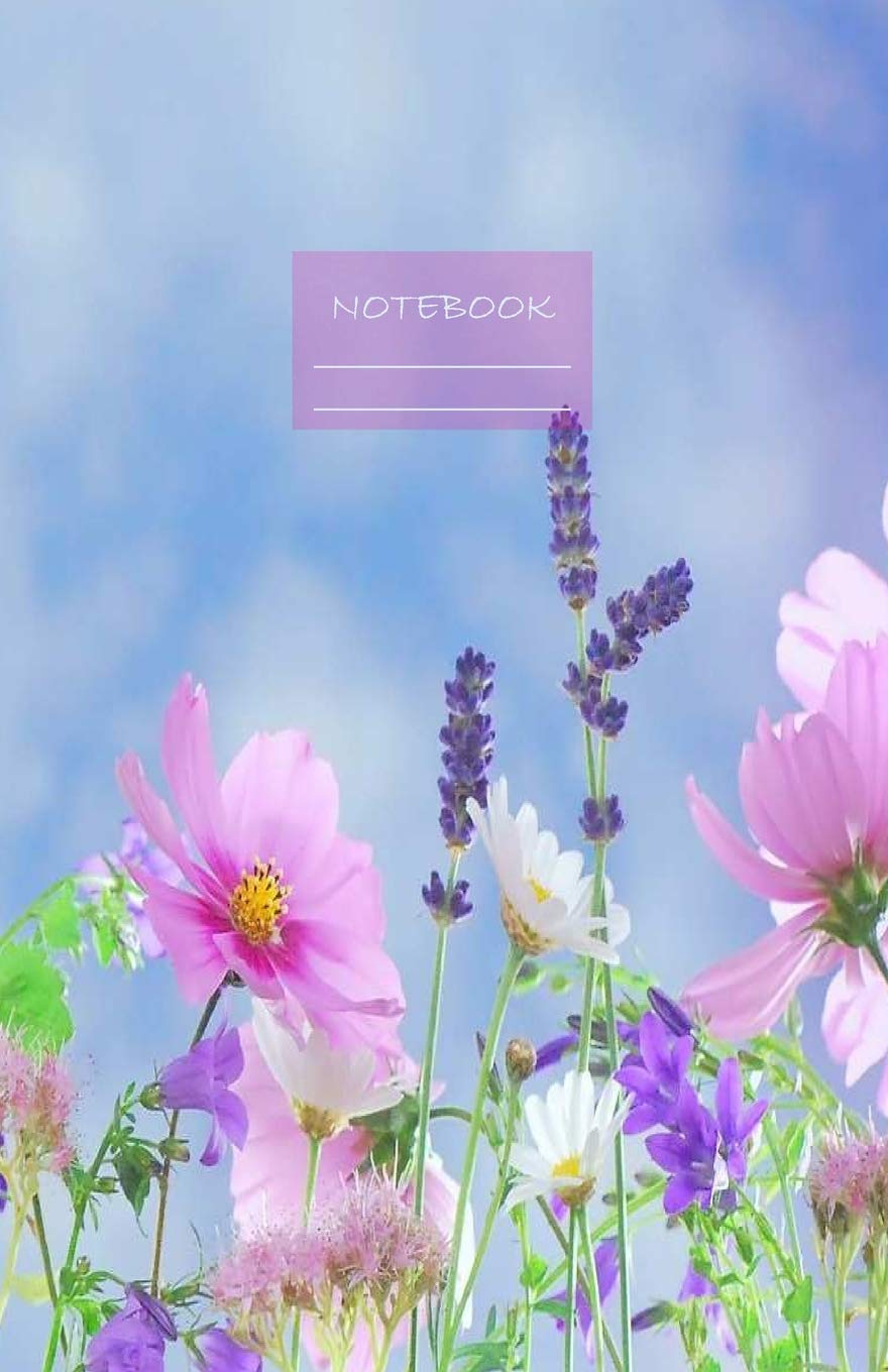 ler totalmente Notebook: Dotted grid Journal. Bullet Diary. Ideal for Notes, Memories, Journaling, Creative planning and Calligraphy practice. 120 Pages. Soft matte... idea. (Flowers light blue background cover).
