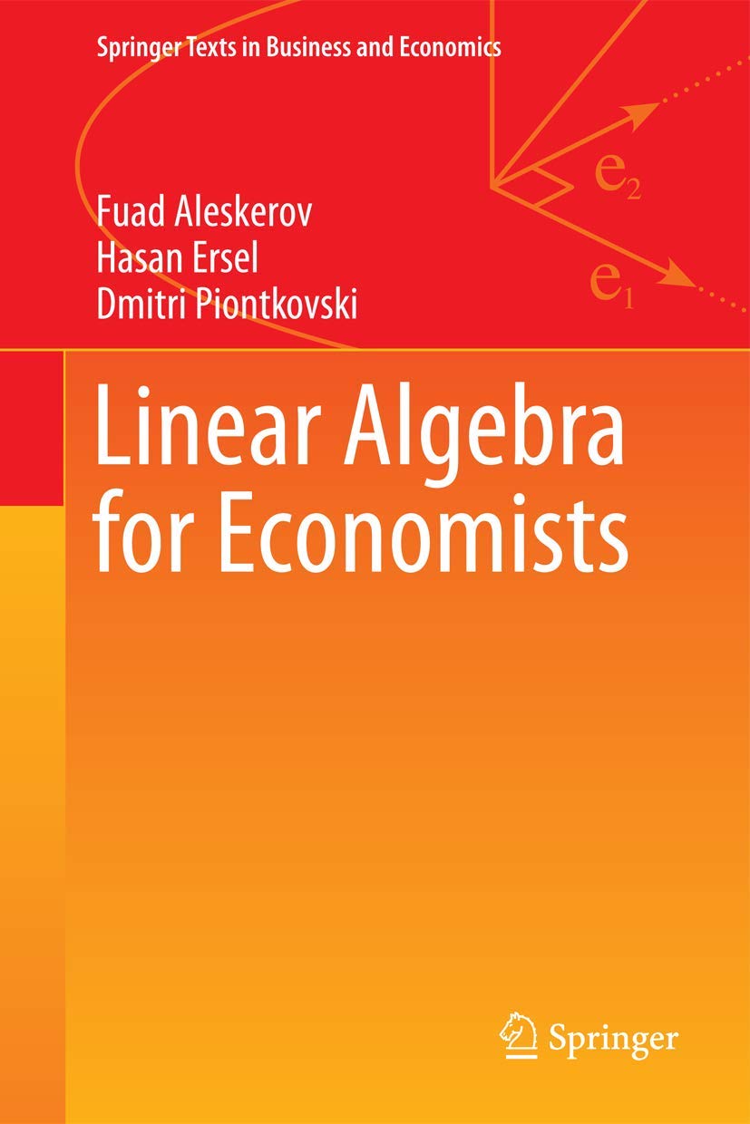 capítulo por capítulo baixar Linear Algebra for Economists