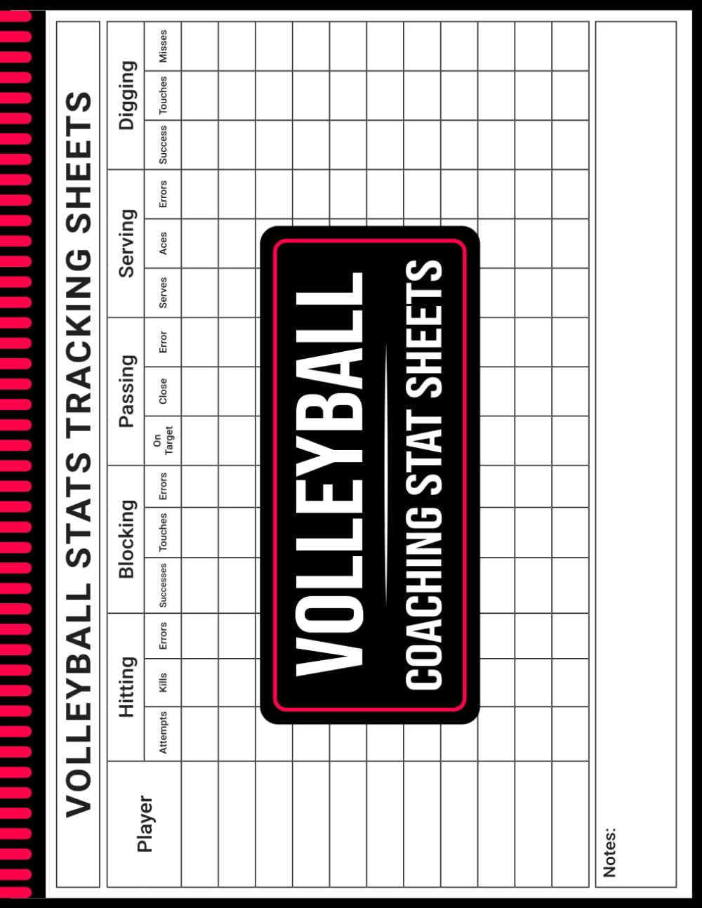 Volleyball Coaching Stat Sheets: Track Player Performance Strategy The Ultimate Coaching Tool for Efficient Team Management