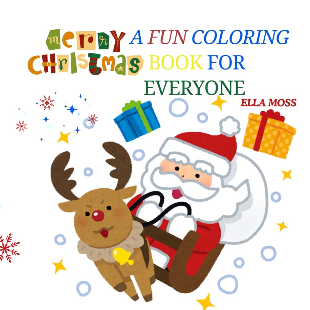 ler totalmente MERRY CHRISTMAS: A FUN COLORING BOOK FOR EVERYONE