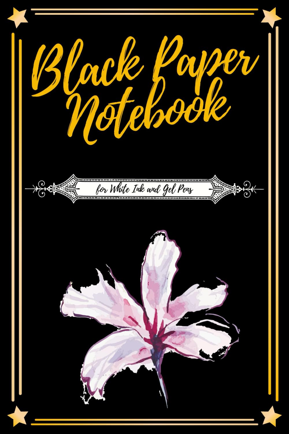 ler totalmente Black Paper Notebook for White Ink and Gel Pens: Black Pages Diary, Journal with White Lines for Notes, Journaling, Doodling and Drawing in School and... Metallic, Glitter or Fluorescent Markers
