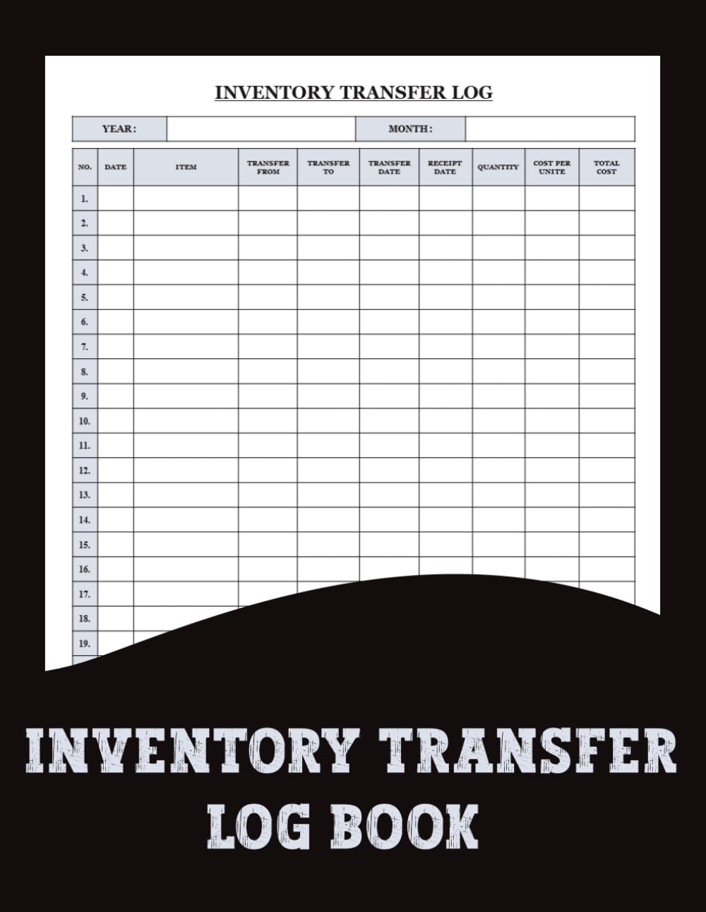 ler totalmente Inventory Transfer Log Book: Track transfers between locations with this organized and easy-to-use logbook.