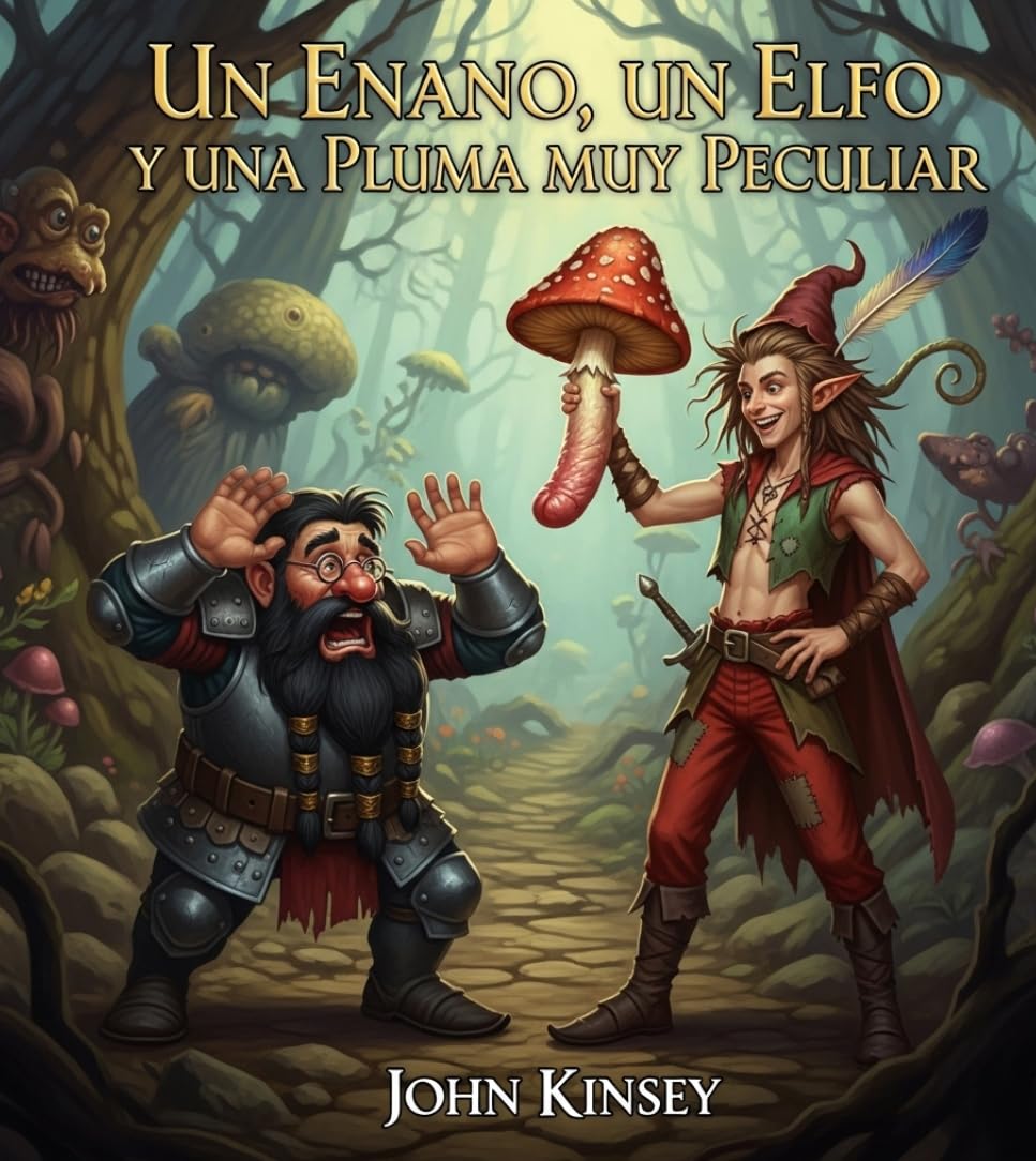 Un Enano, un Elfo y una Pluma Muy Peculiar: Humor de parodia oscura (Spanish Edition) baixar livro de graça