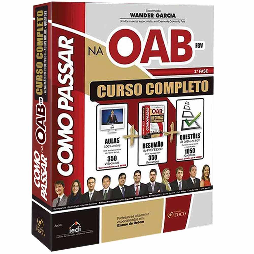 capítulo por capítulo baixar Box OAB/FGV. Curso Completo