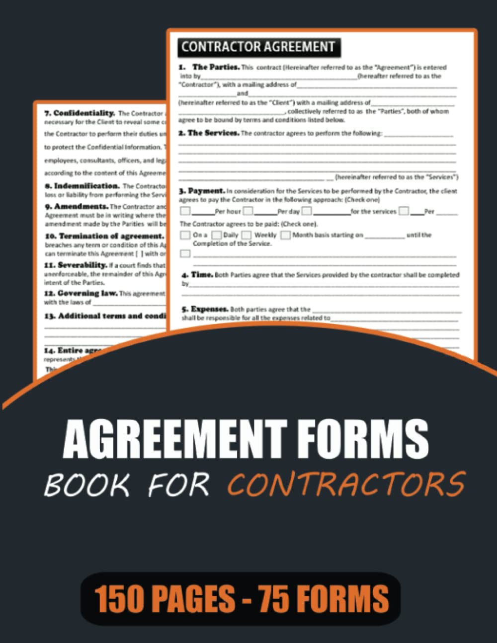 Agreement Forms Book For Contractors: (150 Pages) Clearly State Terms and Conditions of a Business Transaction and Service. Contract Agreements baixar o livro de graça